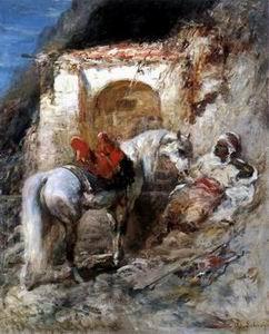 unknow artist Arab or Arabic people and life. Orientalism oil paintings  364 Spain oil painting art